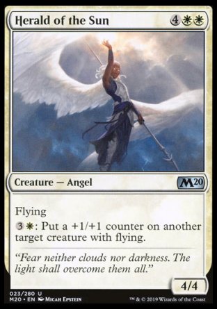 (023/280) Magic The Gathering Core 2020 Single: Herald of the Sun  Uncommon
