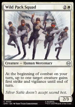 (023) Magic The Gathering Magic: The Gathering | Marvel's Spider-Man Single: Wild Pack Squad  Common