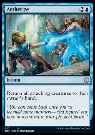(023) Magic The Gathering Commander: Zendikar Rising Single: Aetherize  Uncommon