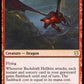 (023) Magic The Gathering Commander 2019 Single: Backdraft Hellkite  Rare