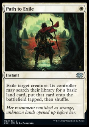 (023) Magic The Gathering Double Masters 2022 Single: Path to Exile  Uncommon