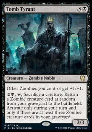(023) Magic The Gathering Commander: Innistrad: Midnight Hunt Single: Tomb Tyrant (V.1)  Rare