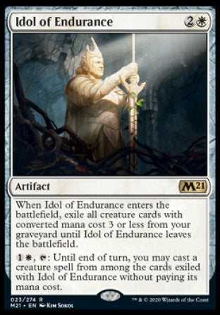 (023) Magic The Gathering Core 2021: Promos Single: Idol of Endurance (V.1)  Rare