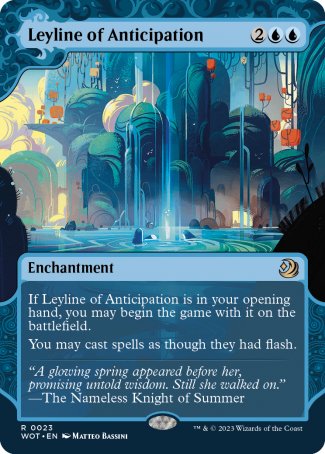(023) Magic The Gathering Enchanting Tales Single: Leyline of Anticipation  Holo Rare