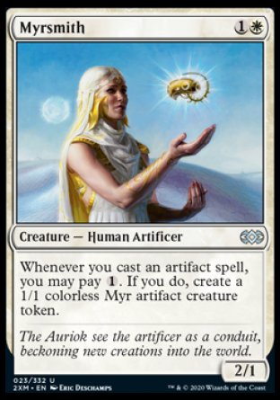 (023/332) Magic The Gathering Double Masters Single: Myrsmith  Uncommon