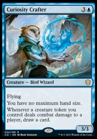 (024) Magic The Gathering Commander: Strixhaven Single: Curiosity Crafter  Rare