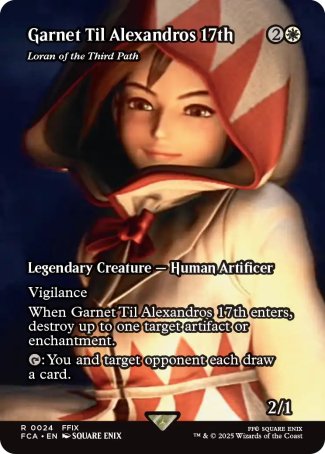 (024) Magic The Gathering Magic: The Gathering - FINAL FANTASY Through the Ages Single: Loran of the Third Path  Rare