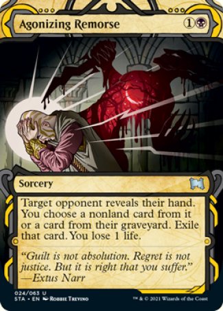 (024) Magic The Gathering Mystical Archive Single: Agonizing Remorse (V.3) Holo Uncommon