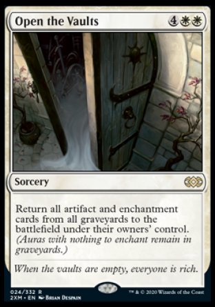 (024/332) Magic The Gathering Double Masters Single: Open the Vaults Holo Rare