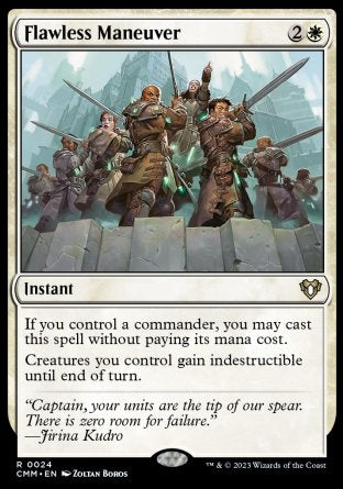 (024) Magic The Gathering Commander Masters Single: Flawless Maneuver  Rare