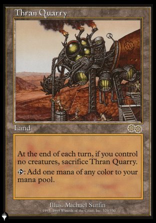 (329) Magic The Gathering The List Single: Thran Quarry  Rare