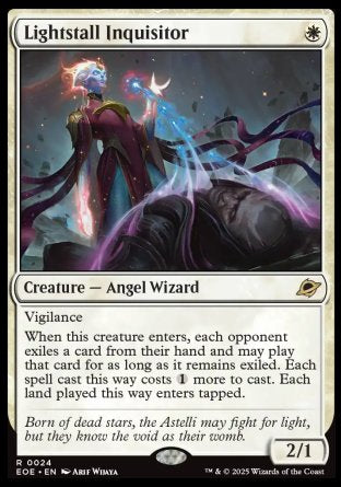 (024) Magic The Gathering Edge of Eternities: Promos Single: Lightstall Inquisitor (V.1)  Rare