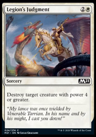 (024) Magic The Gathering Core 2021 Single: Legion's Judgment Holo Common