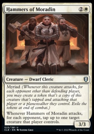 (025) Magic The Gathering Commander Legends: Battle for Baldur's Gate Single: Hammers of Moradin  Uncommon