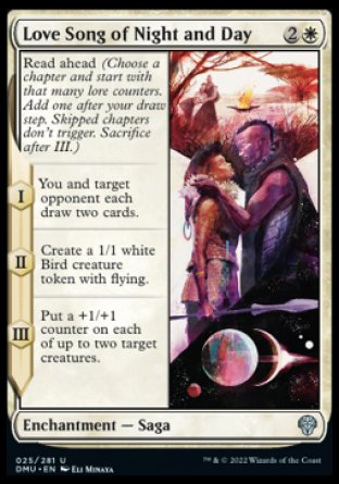 (025) Magic The Gathering Dominaria United Single: Love Song of Night and Day  Uncommon