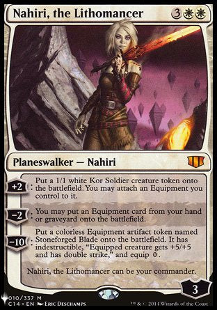 (010) Magic The Gathering The List Single: Nahiri, the Lithomancer  Mythic