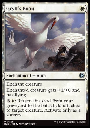 (025) Magic The Gathering Innistrad Remastered Single: Gryff's Boon  Uncommon