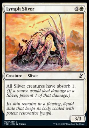 (025/289) Magic The Gathering Time Spiral Remastered Single: Lymph Sliver  Common