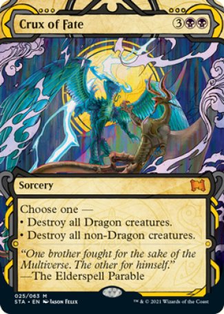 (025) Magic The Gathering Mystical Archive Single: Crux of Fate (V.3) Holo Mythic