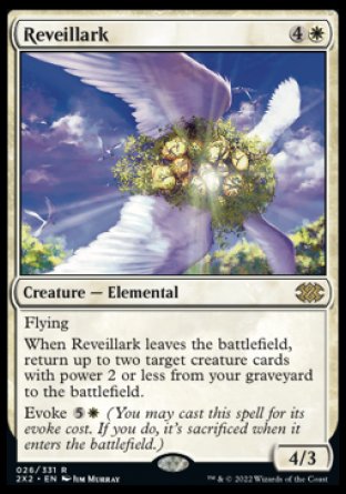 (026) Magic The Gathering Double Masters 2022 Single: Reveillark Holo Rare