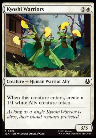 (026) Magic The Gathering Magic: The Gathering | Avatar: The Last Airbender Single: Kyoshi Warriors Holo Common