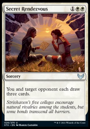 (026) Magic The Gathering Strixhaven: School of Mages Single: Secret Rendezvous  Uncommon