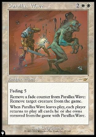 (017) Magic The Gathering The List Single: Parallax Wave  Rare
