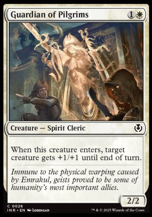 (026) Magic The Gathering Innistrad Remastered Single: Guardian of Pilgrims  Common