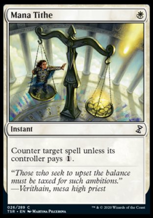 (026/289) Magic The Gathering Time Spiral Remastered Single: Mana Tithe  Common