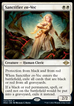 (027) Magic The Gathering Modern Horizons 2 Single: Sanctifier en-Vec  Rare