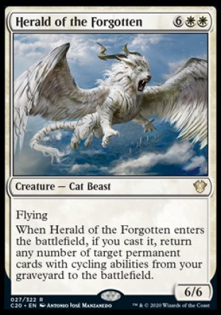 (027/322) Magic The Gathering Commander: Ikoria Single: Herald of the Forgotten  Rare
