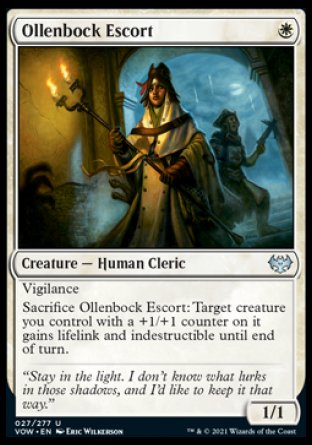 (027) Magic The Gathering Innistrad: Crimson Vow Single: Ollenbock Escort  Uncommon
