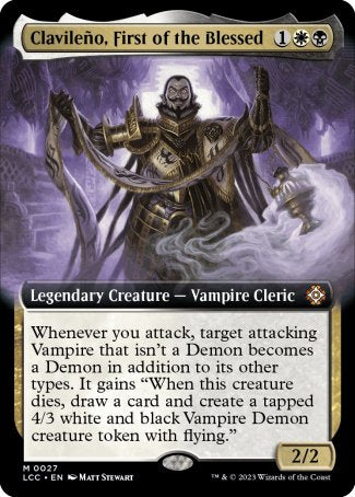 (027) Magic The Gathering Commander: The Lost Caverns of Ixalan: Extras Single: Clavile������o, First of the Blessed (V.2)  Mythic