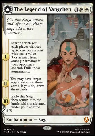 (027) Magic The Gathering Magic: The Gathering | Avatar: The Last Airbender Single: The Legend of Yangchen // Avatar Yangchen  Mythic