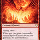 (028) Magic The Gathering Commander 2019 Single: Skyfire Phoenix  Rare