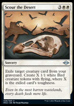 (028) Magic The Gathering Modern Horizons 2 Single: Scour the Desert  Uncommon