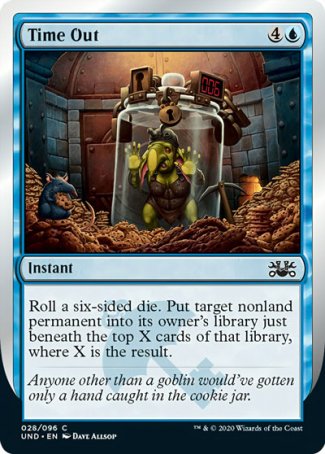 (028/096) Magic The Gathering Unsanctioned Single: Time Out  Common