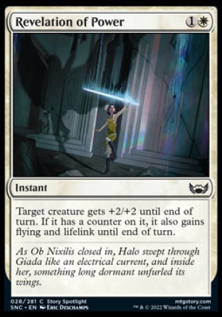 (028) Magic The Gathering Streets of New Capenna Single: Revelation of Power  Common