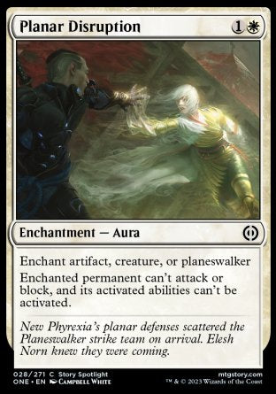 (028) Magic The Gathering Phyrexia: All Will Be One Single: Planar Disruption  Common