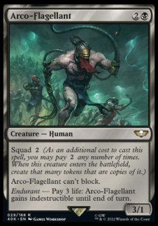 (029) Magic The Gathering Universes Beyond: Warhammer 40000 Single: Arco-Flagellant Holo Rare