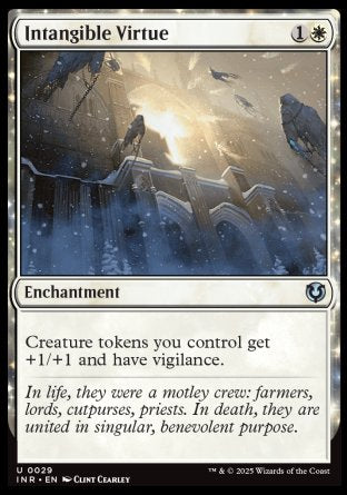 (029) Magic The Gathering Innistrad Remastered Single: Intangible Virtue Holo Uncommon