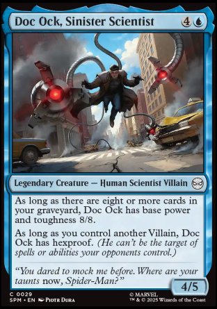 (029) Magic The Gathering Magic: The Gathering | Marvel's Spider-Man Single: Doc Ock, Sinister Scientist  Common