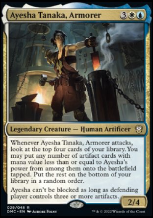 (029) Magic The Gathering Commander: Dominaria United Single: Ayesha Tanaka, Armorer  Rare