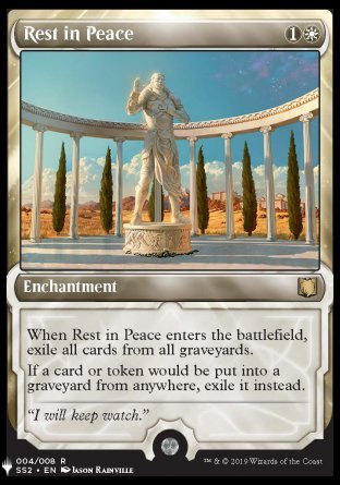 (004) Magic The Gathering The List Single: Rest in Peace  Rare