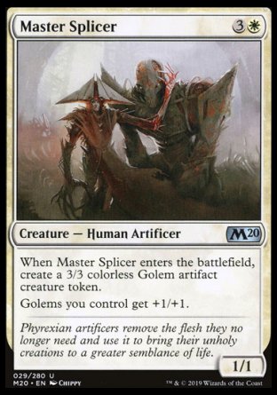 (029/280) Magic The Gathering Core 2020 Single: Master Splicer Holo Uncommon