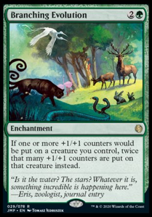 (029) Magic The Gathering Jumpstart Single: Branching Evolution  Rare