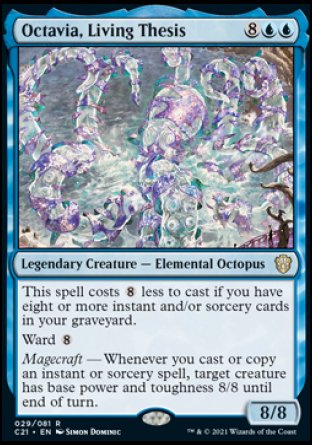 (029) Magic The Gathering Commander: Strixhaven Single: Octavia, Living Thesis  Rare