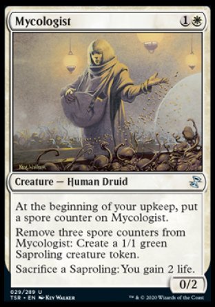 (029/289) Magic The Gathering Time Spiral Remastered Single: Mycologist Holo Uncommon