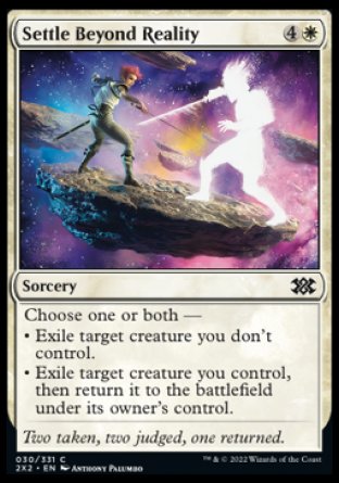(030) Magic The Gathering Double Masters 2022 Single: Settle Beyond Reality  Common