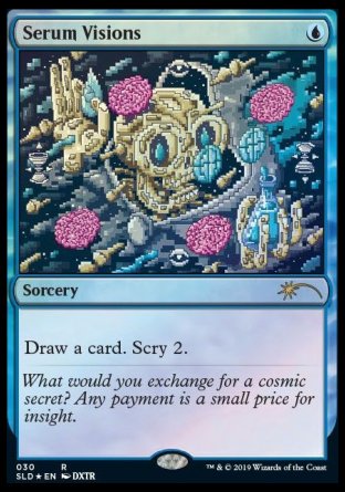 (030) Magic The Gathering Secret Lair Drop Series Single: Serum Visions (V.2)  Rare